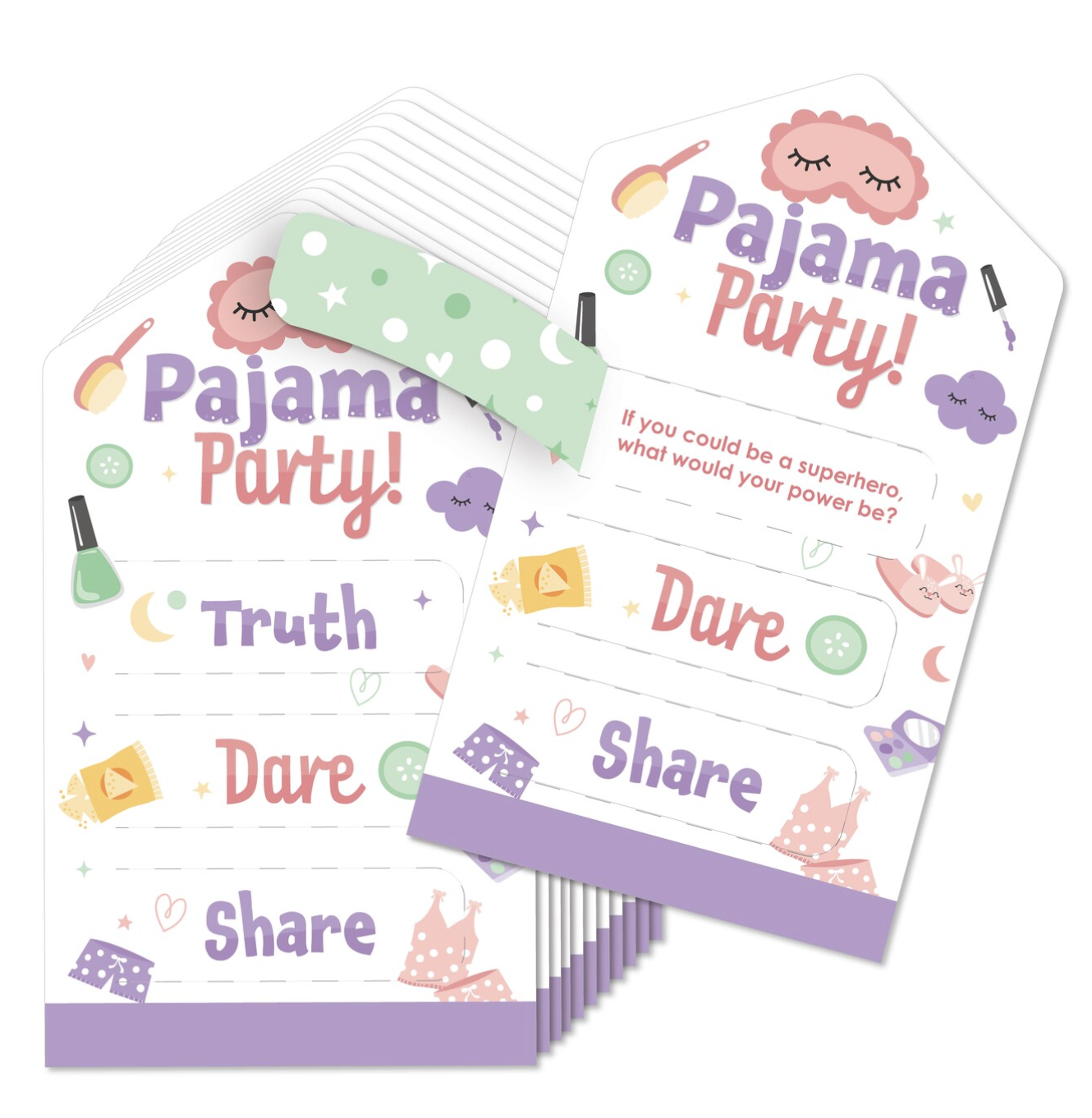 truth and dare pajama party game